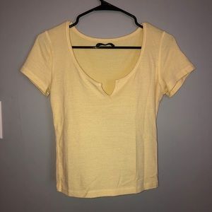 Abercrombie & Fitch yellow top